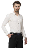 Classic Solid Cream Formal  Shirt