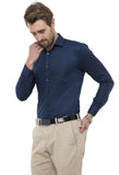 Navy Blue Classic Solid Shirt