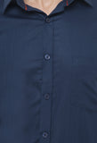 Navy Blue Classic Solid Shirt