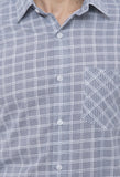 Grey-White Checkered Shirt