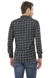 Black-White Tailored Checks Shirt