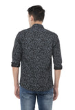 Black Geometric Pattern Shirt