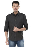 Black Printed Casual Shirt