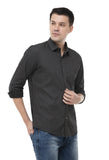 Black Printed Casual Shirt