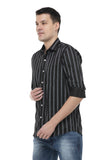 Black Grey Stripes Shirt