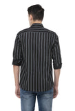 Black Grey Stripes Shirt