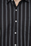 Black Grey Stripes Shirt