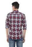 Blue and Red Checkered Shirt