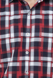 Blue and Red Checkered Shirt