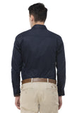 Navy Blue Solid Shirt