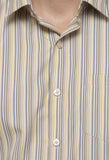 Yellow Multicolor Striped Shirt