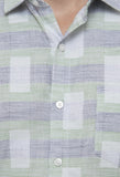 Blue and Green Checkered Shirt