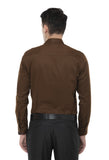 Dark Brown Solid Shirt