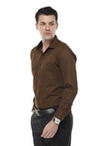 Dark Brown Solid Shirt