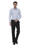 Sky Blue Solid Formal Shirt