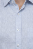 Sky Blue Solid Formal Shirt