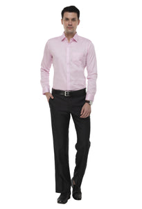 Light Pink Solid Formal Shirt