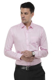 Light Pink Solid Formal Shirt