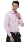 Light Pink Solid Formal Shirt