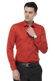 Rust Solid Formal Shirt