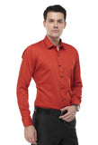 Rust Solid Formal Shirt