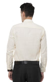 White Solid Formal Shirt