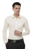 White Solid Formal Shirt