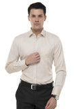 Brown Solid Formal Shirt