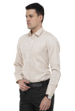 Brown Solid Formal Shirt