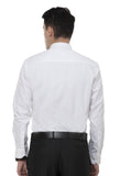 White Solid Formal Shirt