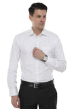 White Solid Formal Shirt