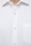 White Solid Formal Shirt