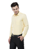 Classic Solid Yellow Formal Shirt