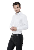 White Plain Solid Formal Shirt